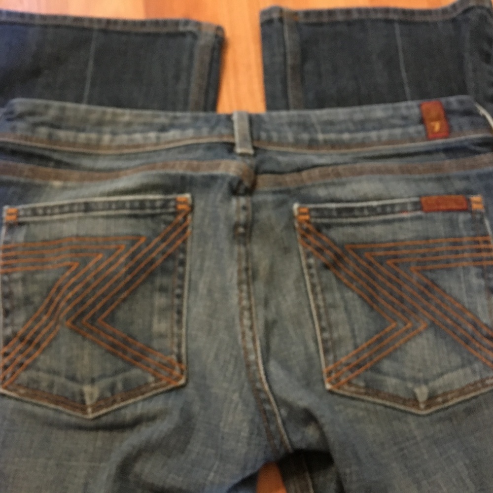 7 For All Mankind Flynt Medium Wash Jeans 27